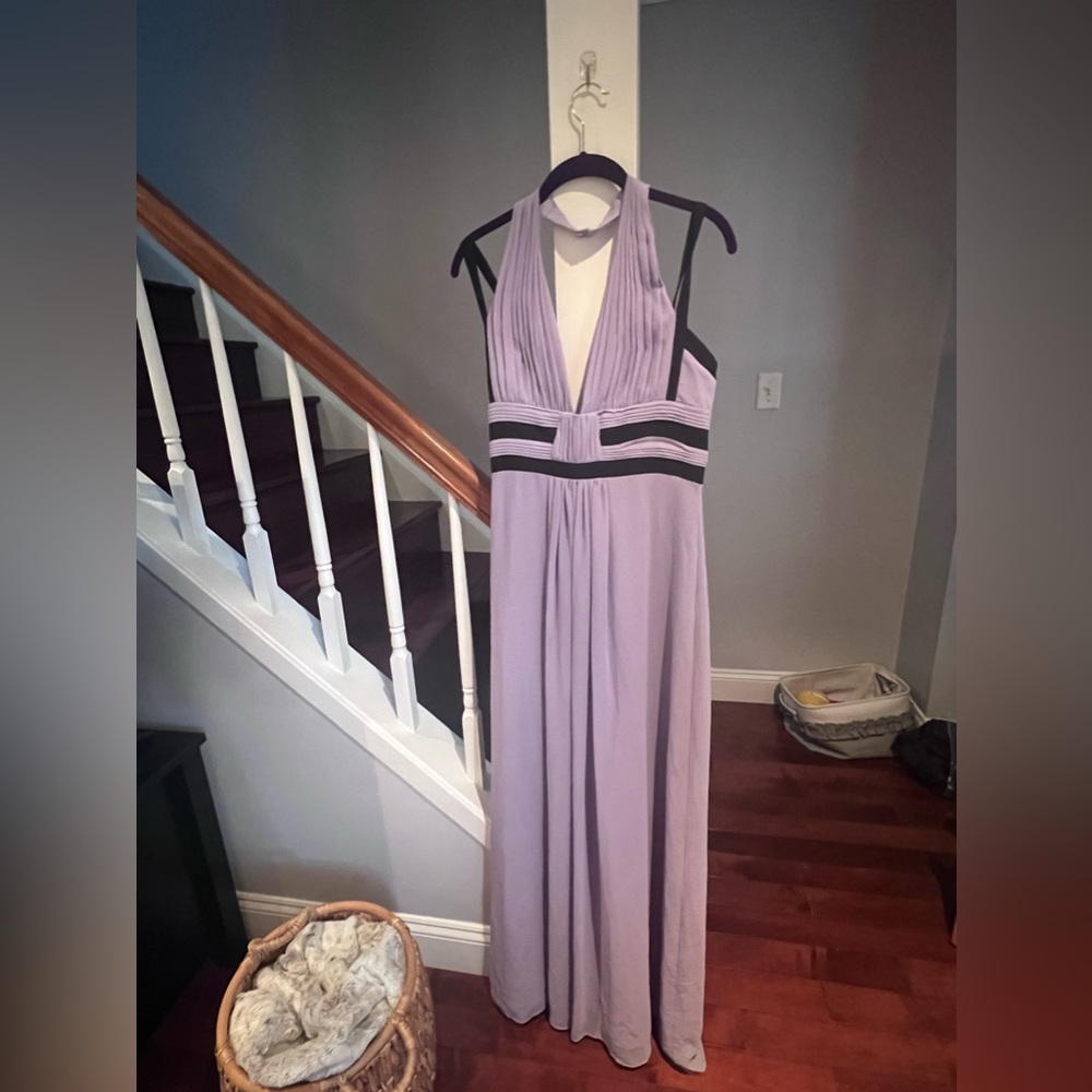 Purple BCBG size 6 maxi dress. NWT